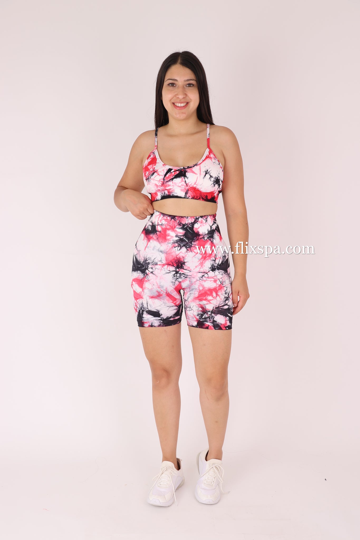 Conjunto Corto Push up Tie dye dos colores - BX114
