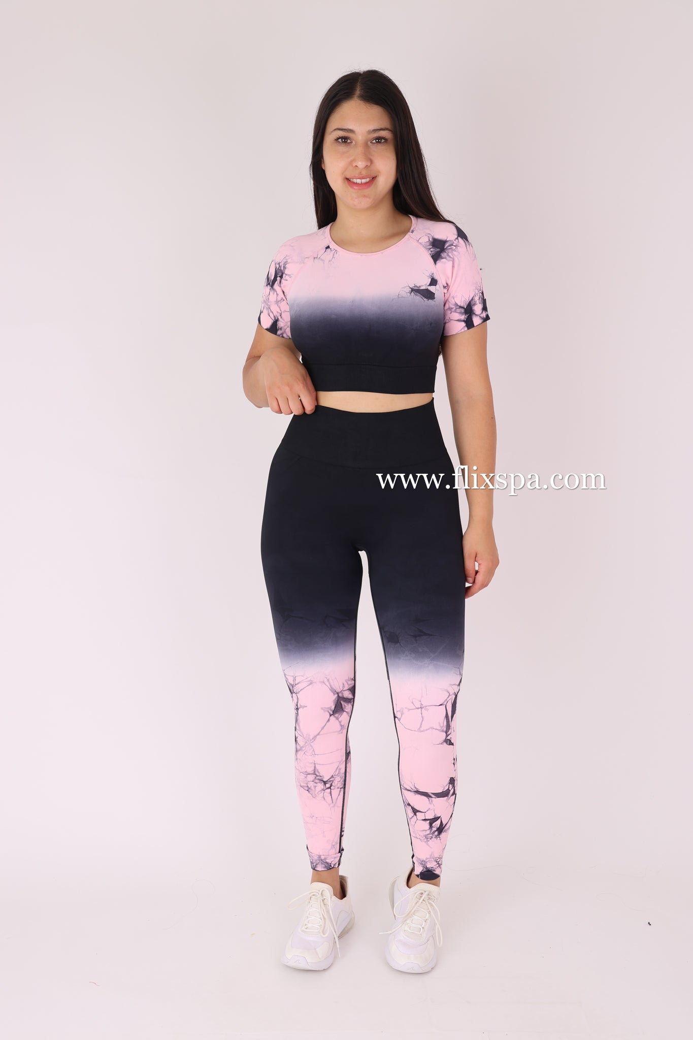 Conjunto Push up Largo Degrade tie dye - YJ166