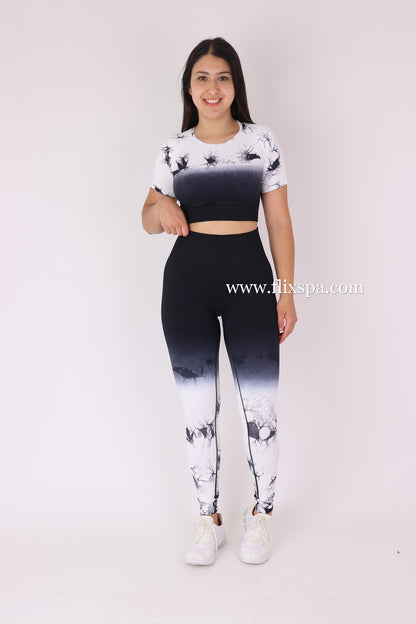 Conjunto Push up Largo Degrade tie dye - YJ166