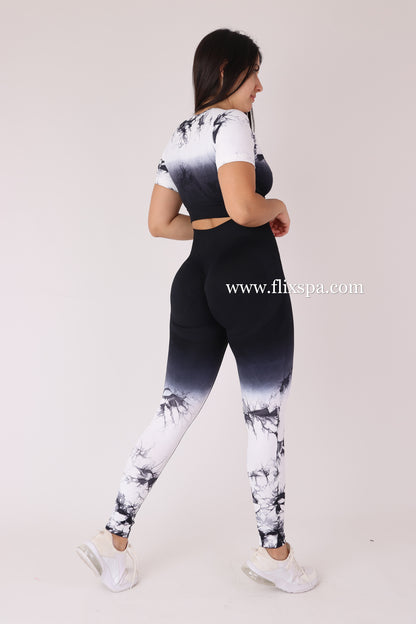 Conjunto Push up Largo Degrade tie dye - YJ166