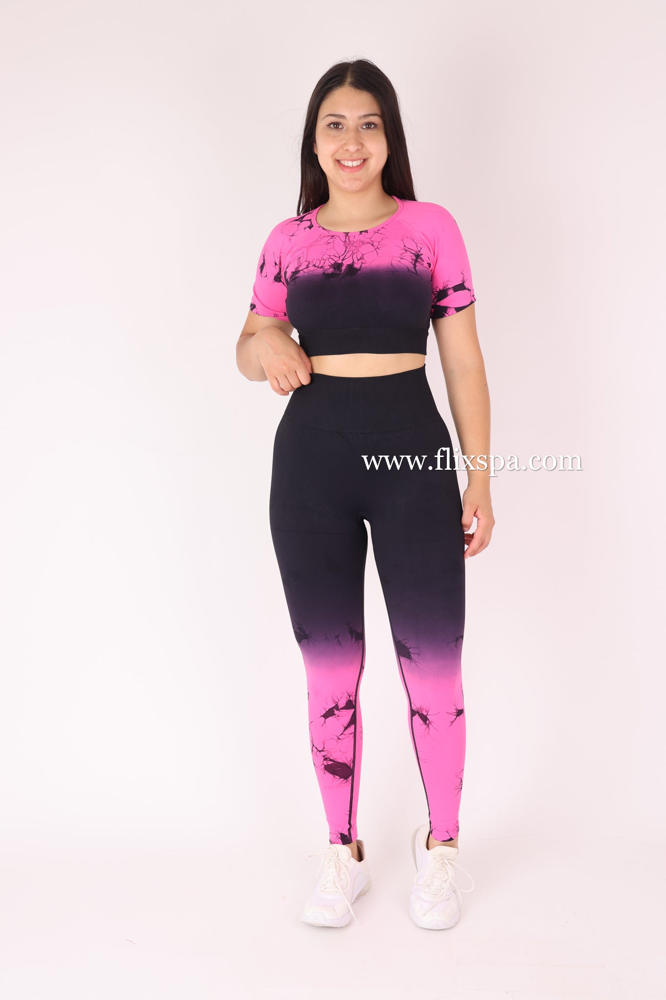 Conjunto Push up Largo Degrade tie dye - YJ166