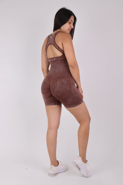 Enterito Deportivo Push Up Espalda Descubierta - KY007