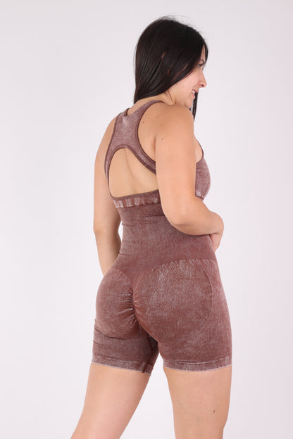 Enterito Deportivo Push Up Espalda Descubierta - KY007