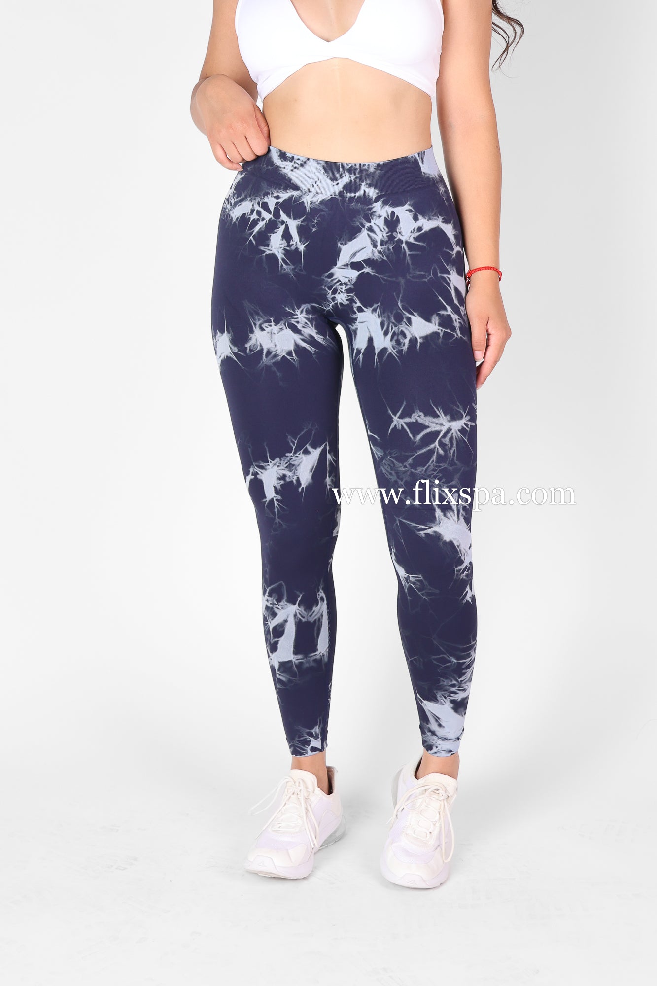 Calza Deportiva Leggings tie dye Pretina en V doble push up - HY28