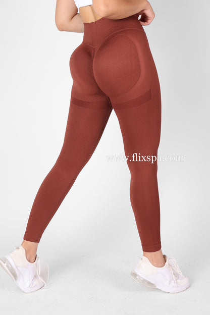 Calza Leggings Deportiva Doble Push Up Pretina Cruzada -hy04