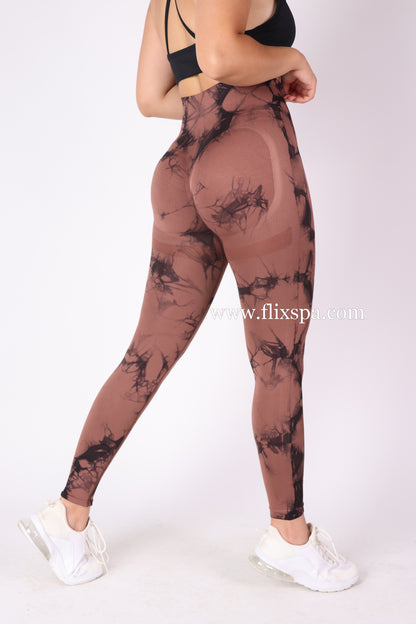 Calza tie dye Doble push up HY25
