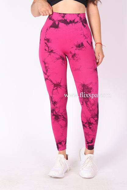 Calza tie dye Doble push up HY25