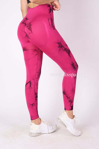 Calza tie dye Doble push up HY25