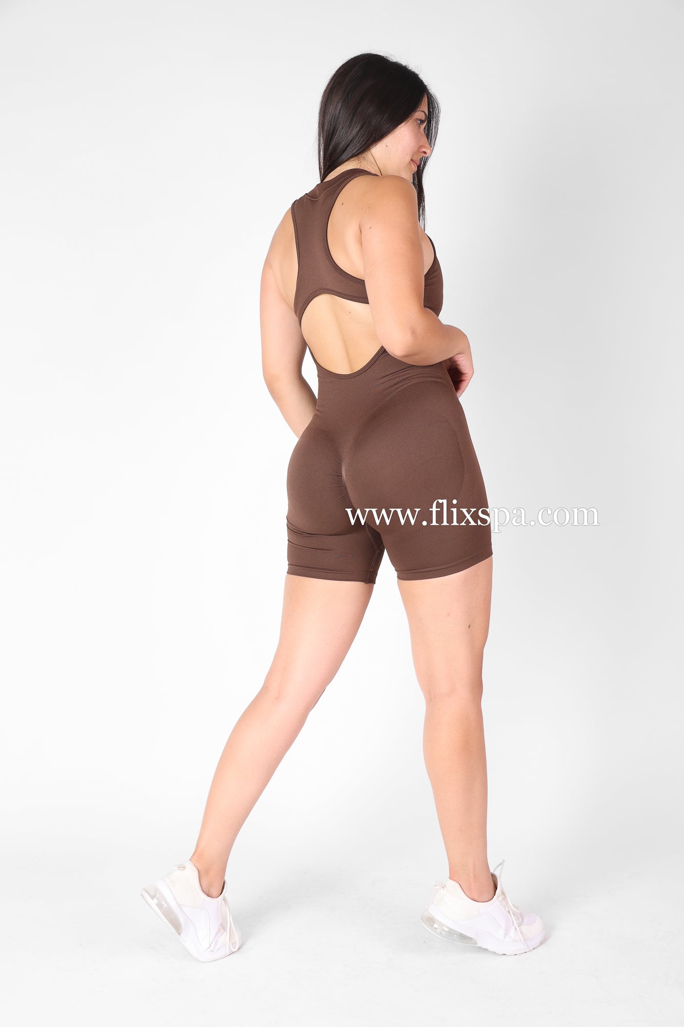Enterito Corto Deportivo Mujer con Cierre Levanta cola Push up – Premium YJ180