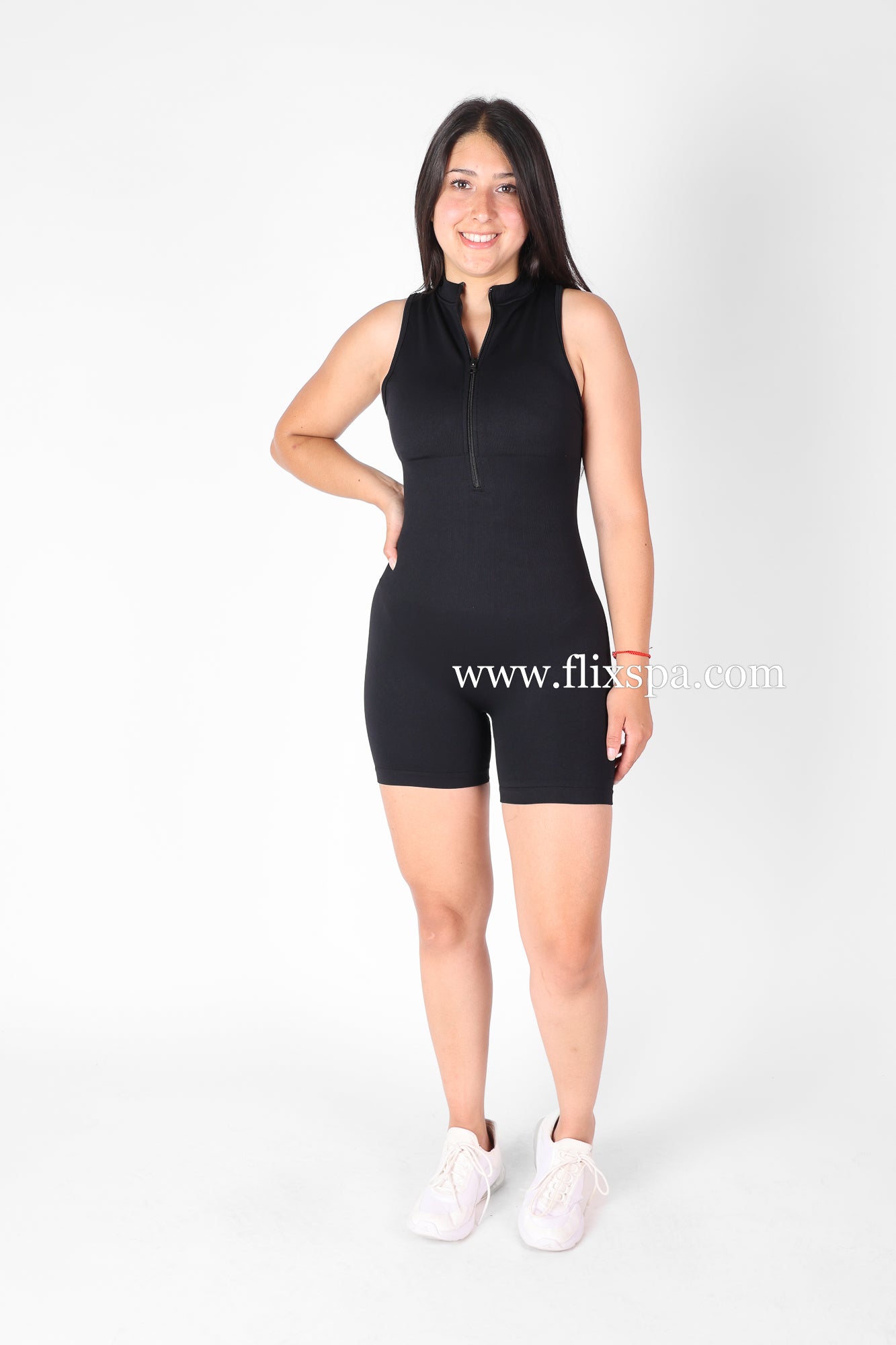 Enterito Corto Deportivo Mujer con Cierre Levanta cola Push up – Premium YJ180