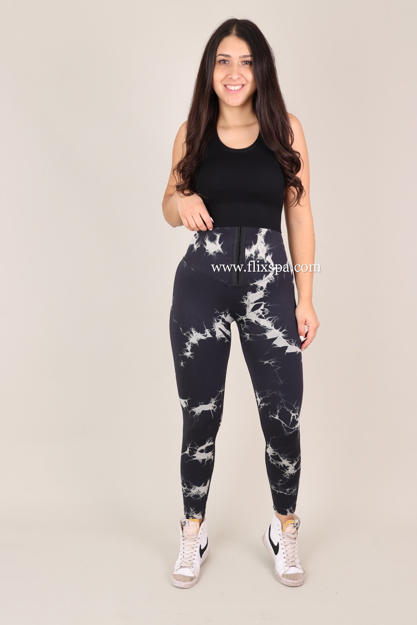 Calza Con Faja Tie Dye Con Push Up - CK800