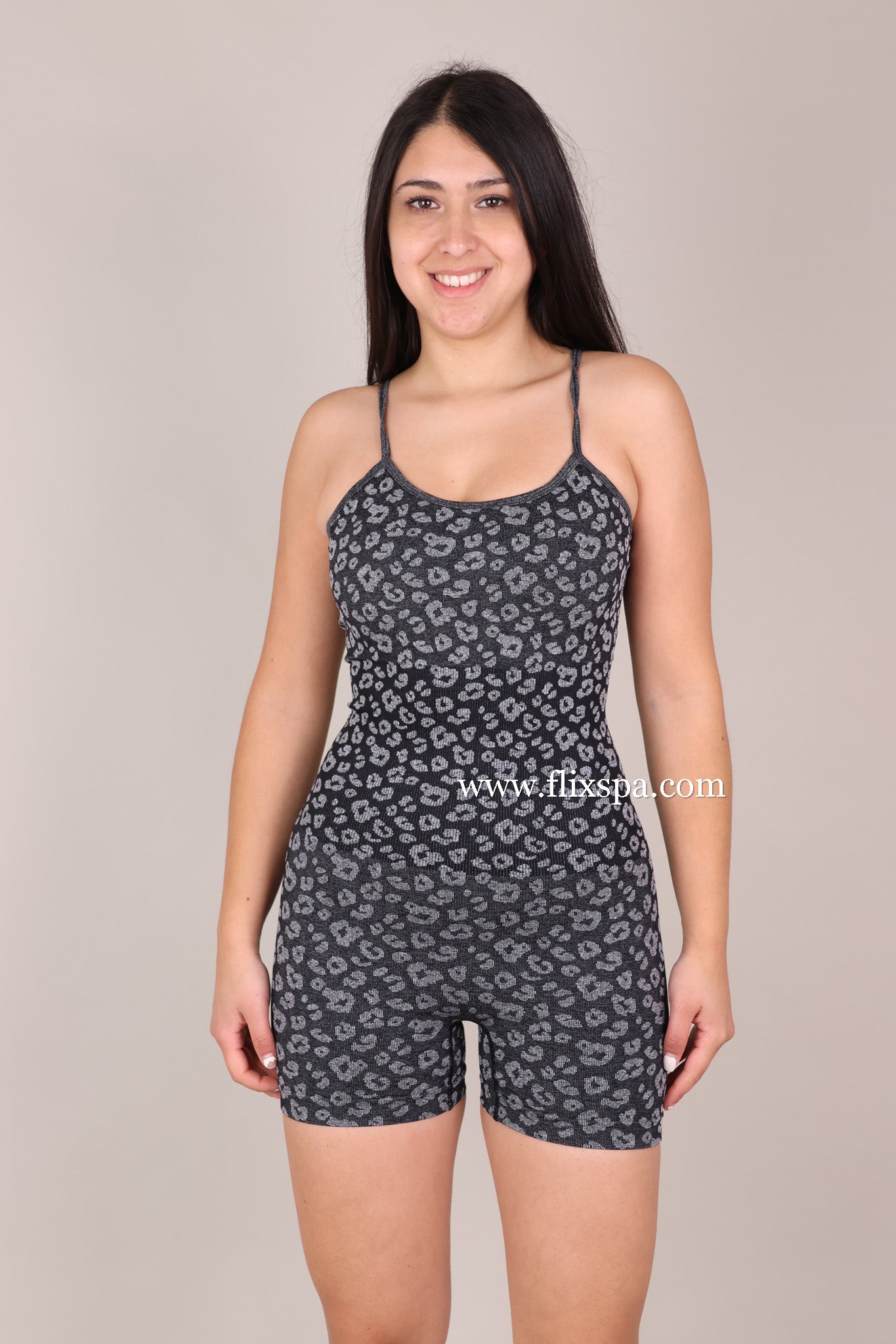 Enterito Corto Push Up - Animal Print