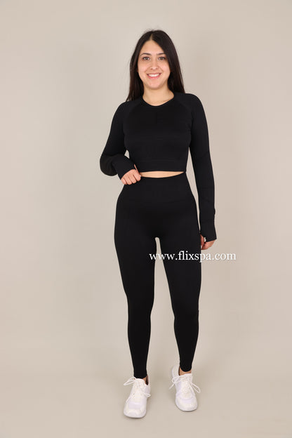 Conjunto Manga Larga + Calza Push Up - YY282