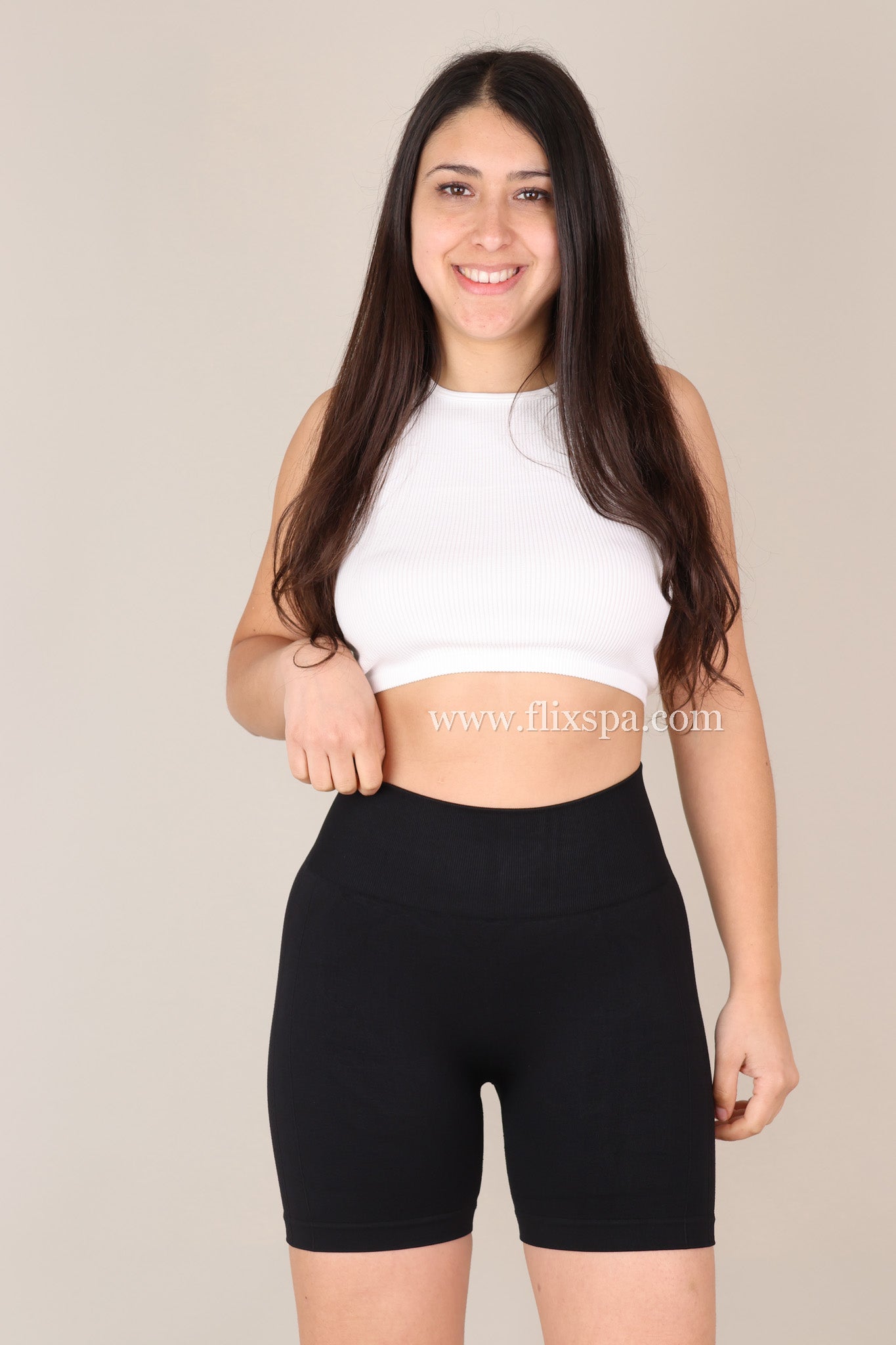 Short Push Up Liso Levanta Cola - Alta Calidad YJ136