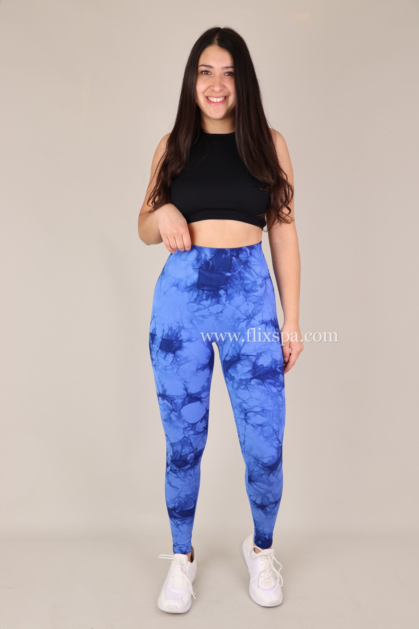 Calza Tie Dye Doble Push Up - Alta Calidad NK001