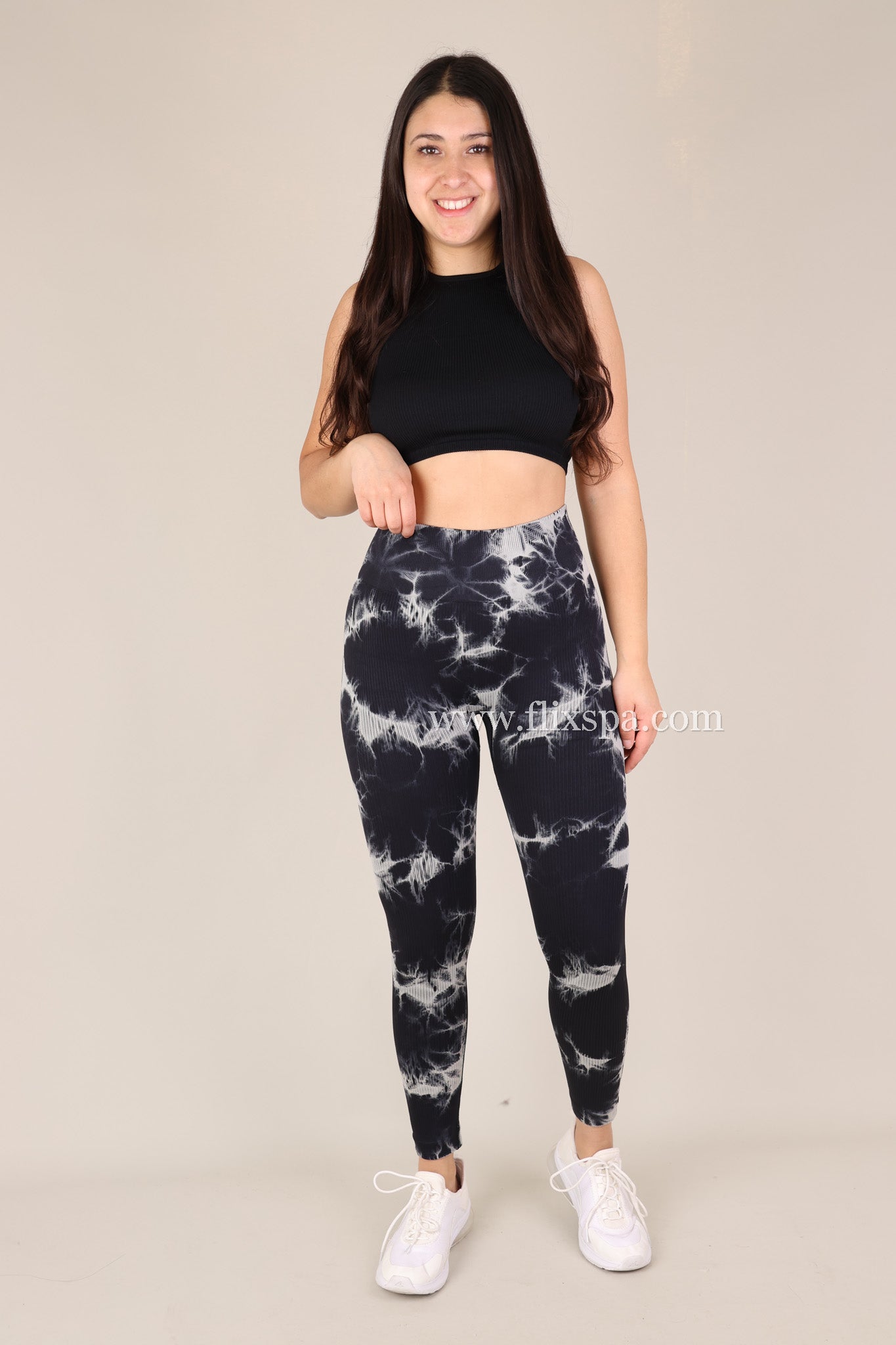 Calza RIB tie dye push up - alta calidad - NK003