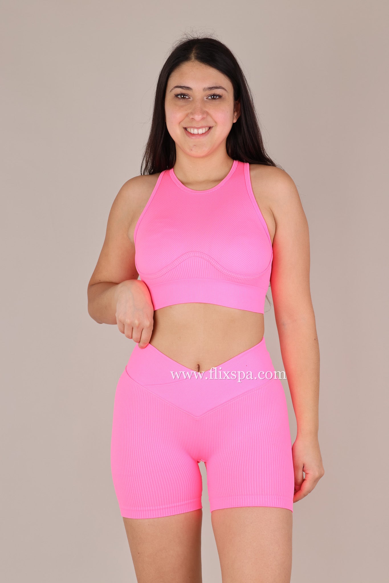 Conjunto Corto Peto + Short Cruzado Push Up Premium - YJ140