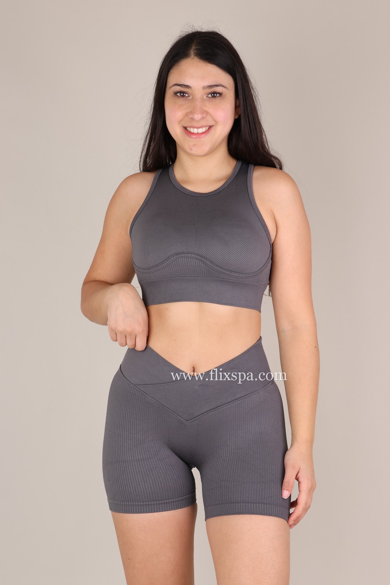 Conjunto Corto Peto + Short Cruzado Push Up Premium - YJ140