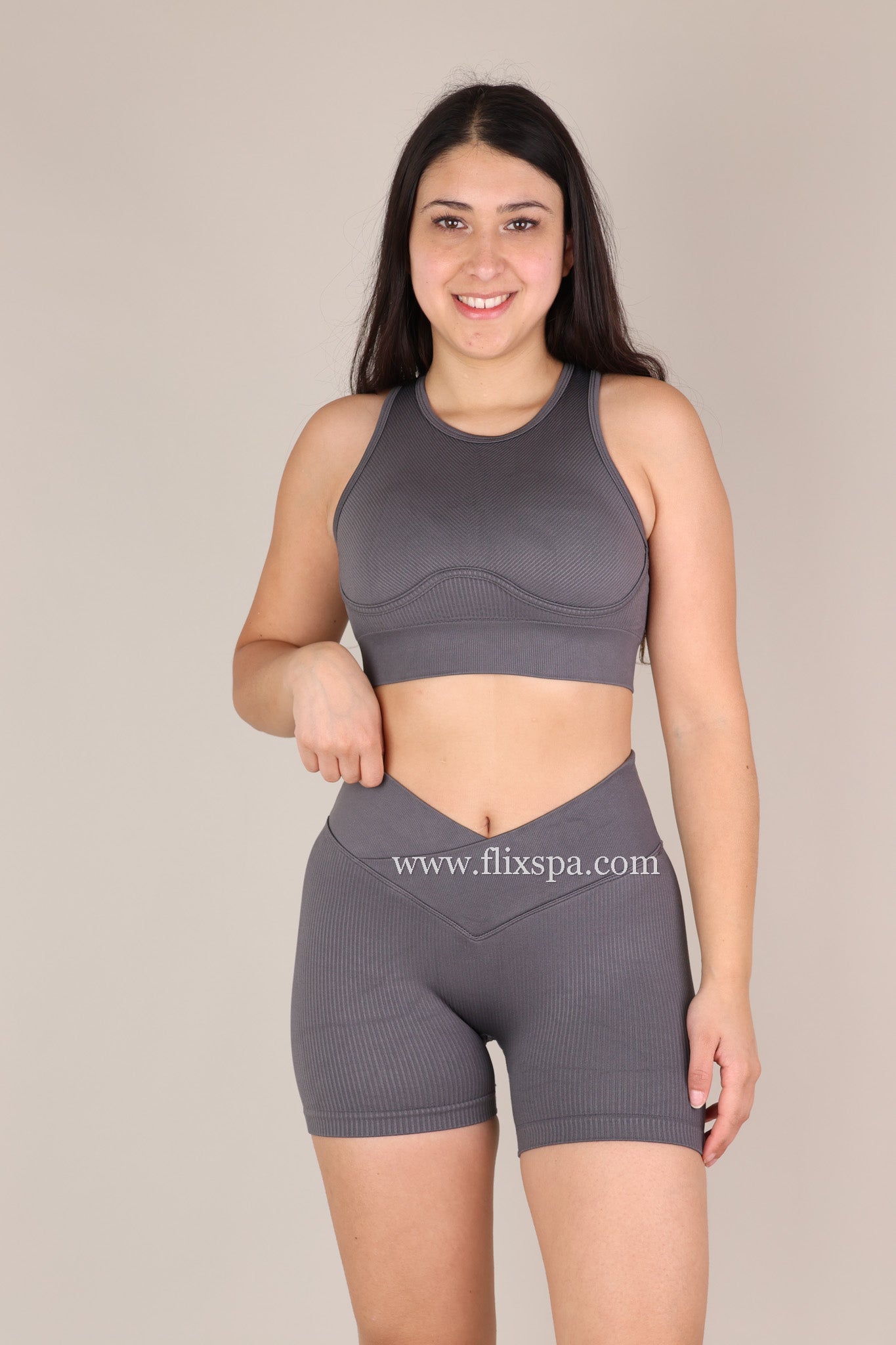 Conjunto Corto Peto + Short Cruzado Push Up Premium - YJ140