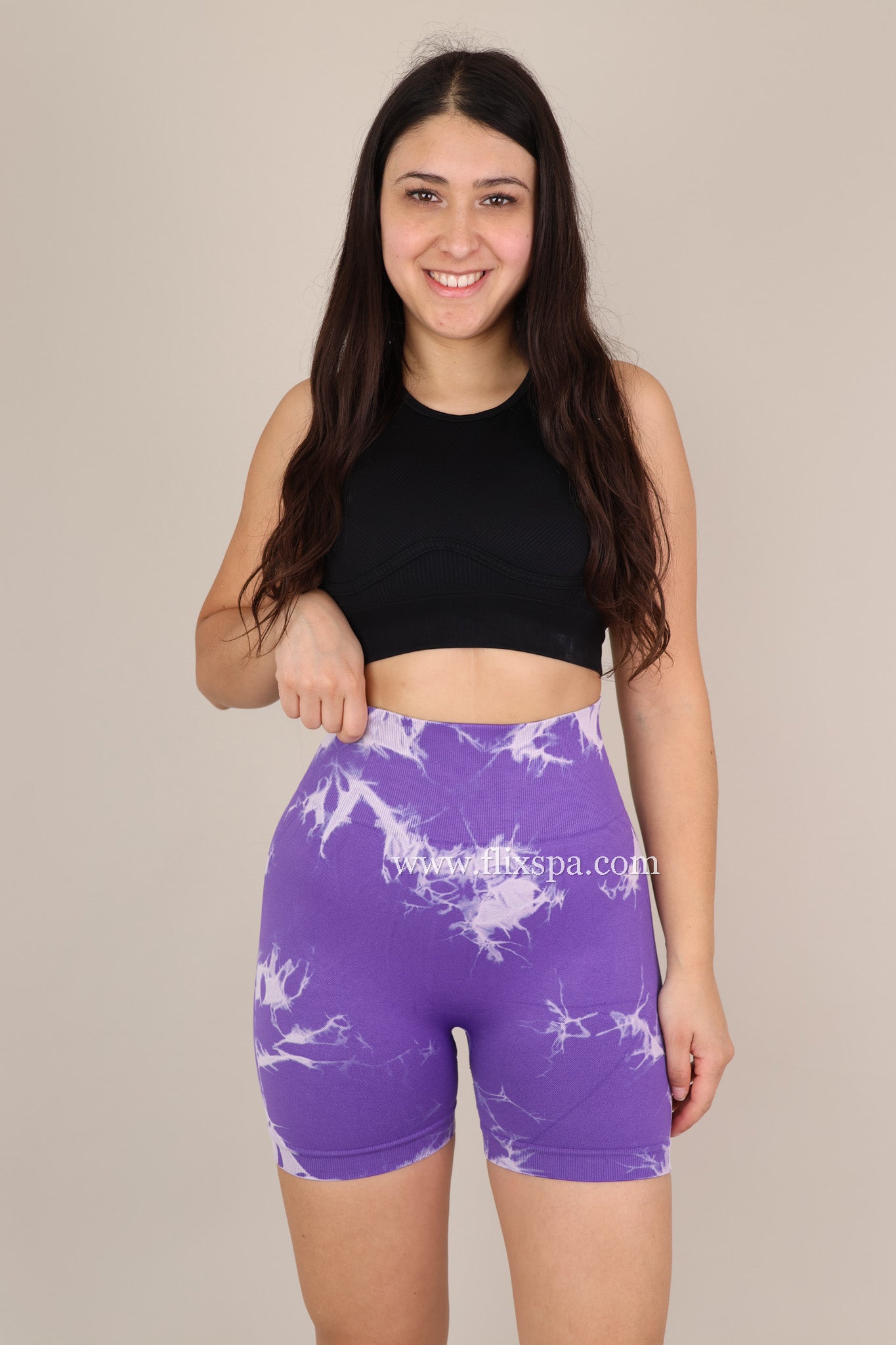 Short Doble Push up Tie dye Premium - BX105