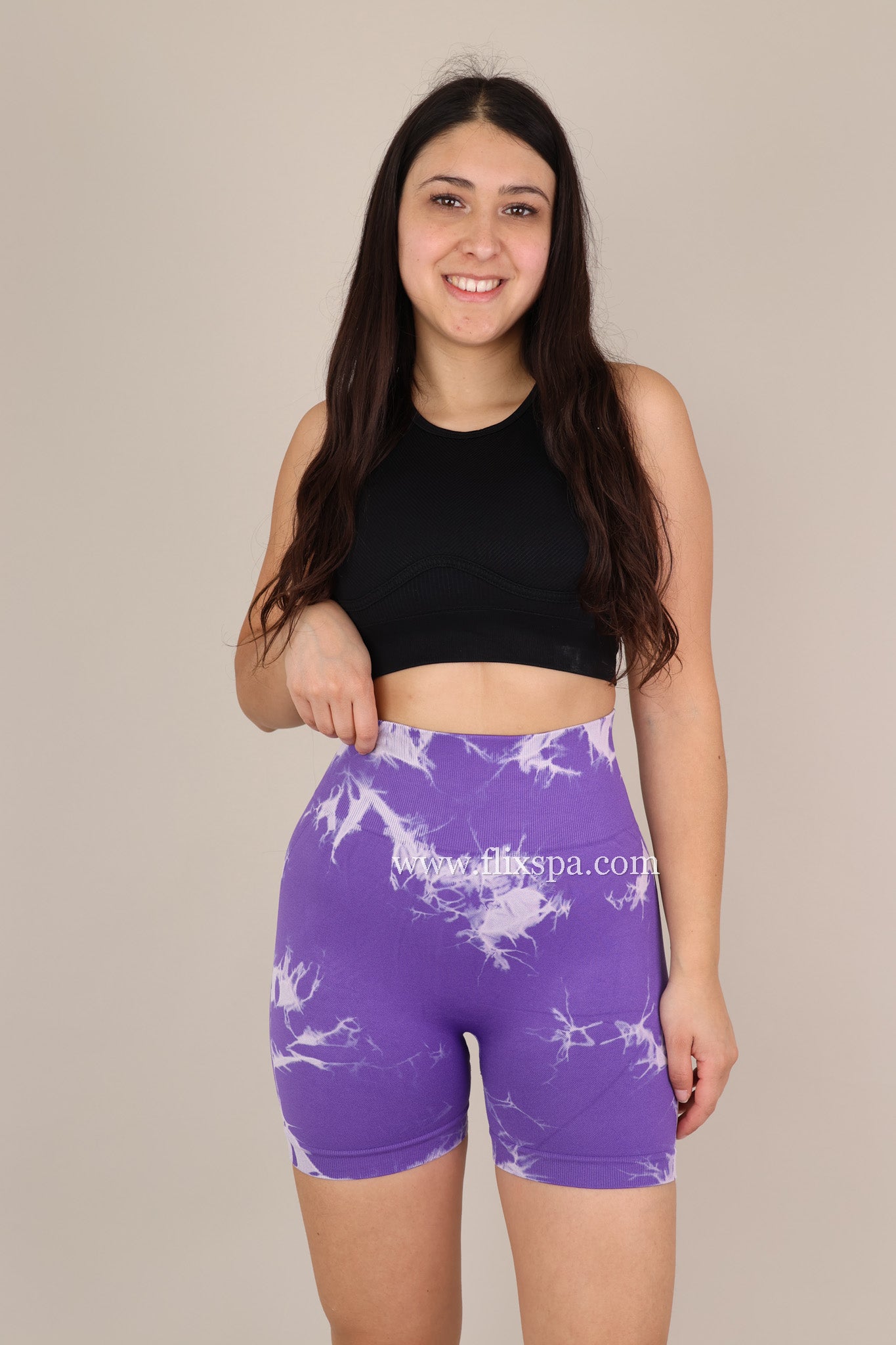 Short Doble Push up Tie dye Premium - BX105