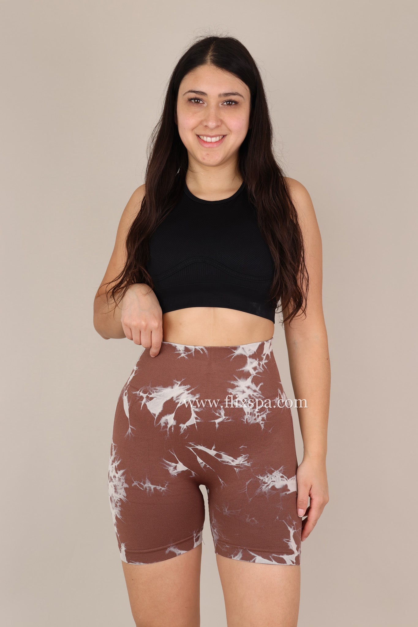 Short Doble Push up Tie dye Premium - BX105