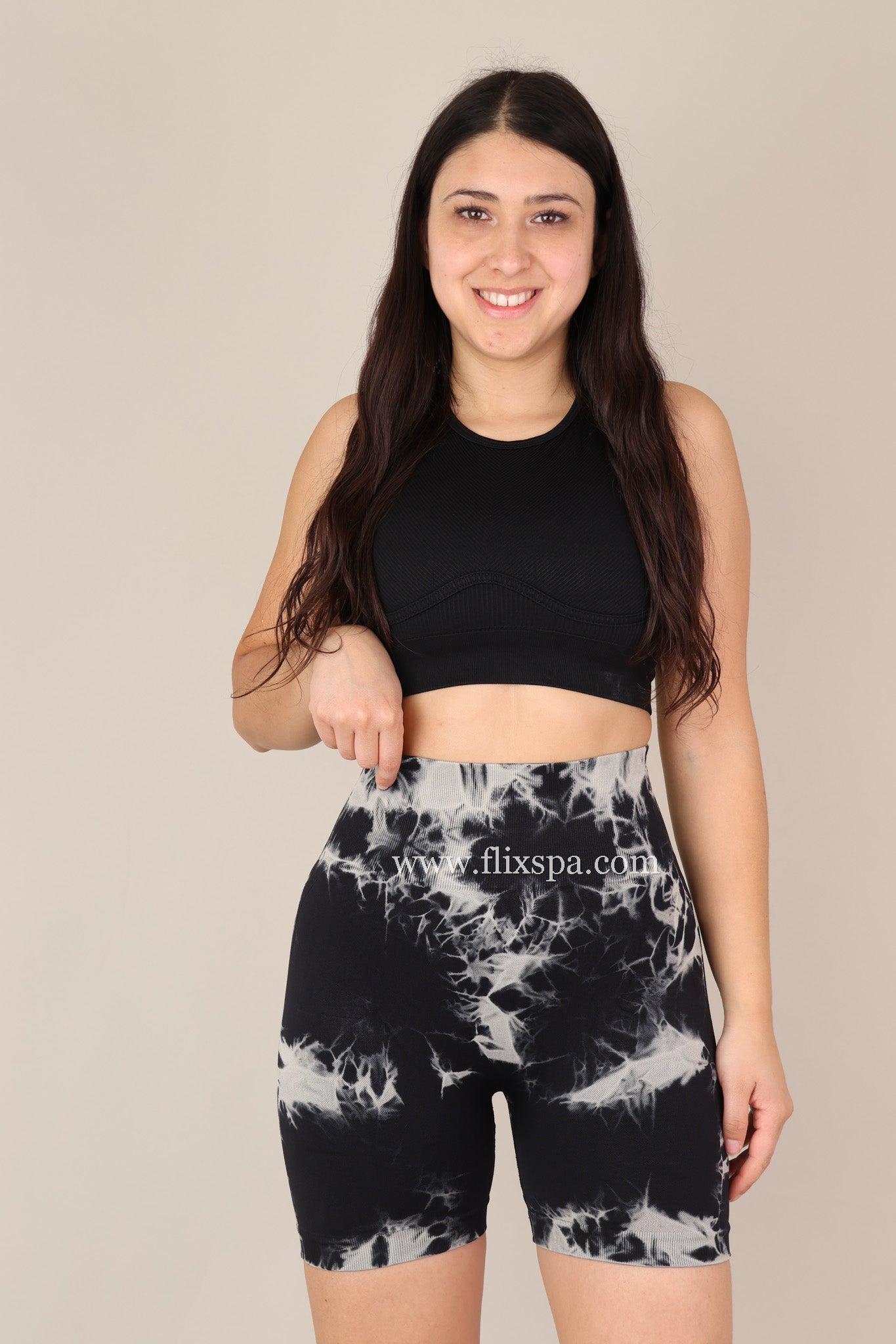 Short Doble Push up Tie dye Premium - BX105