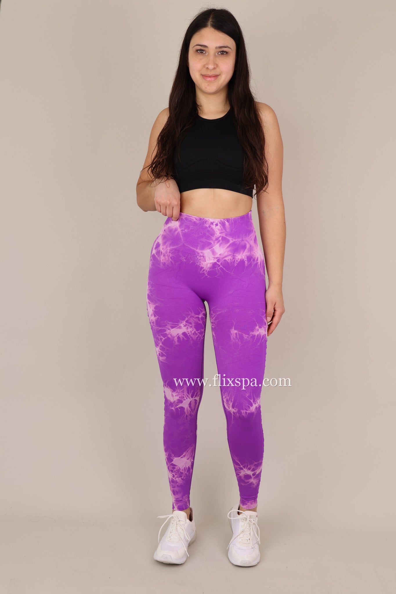 Calza Tie dye Push Up con Abertura lateral Alta calidad -  YJ148