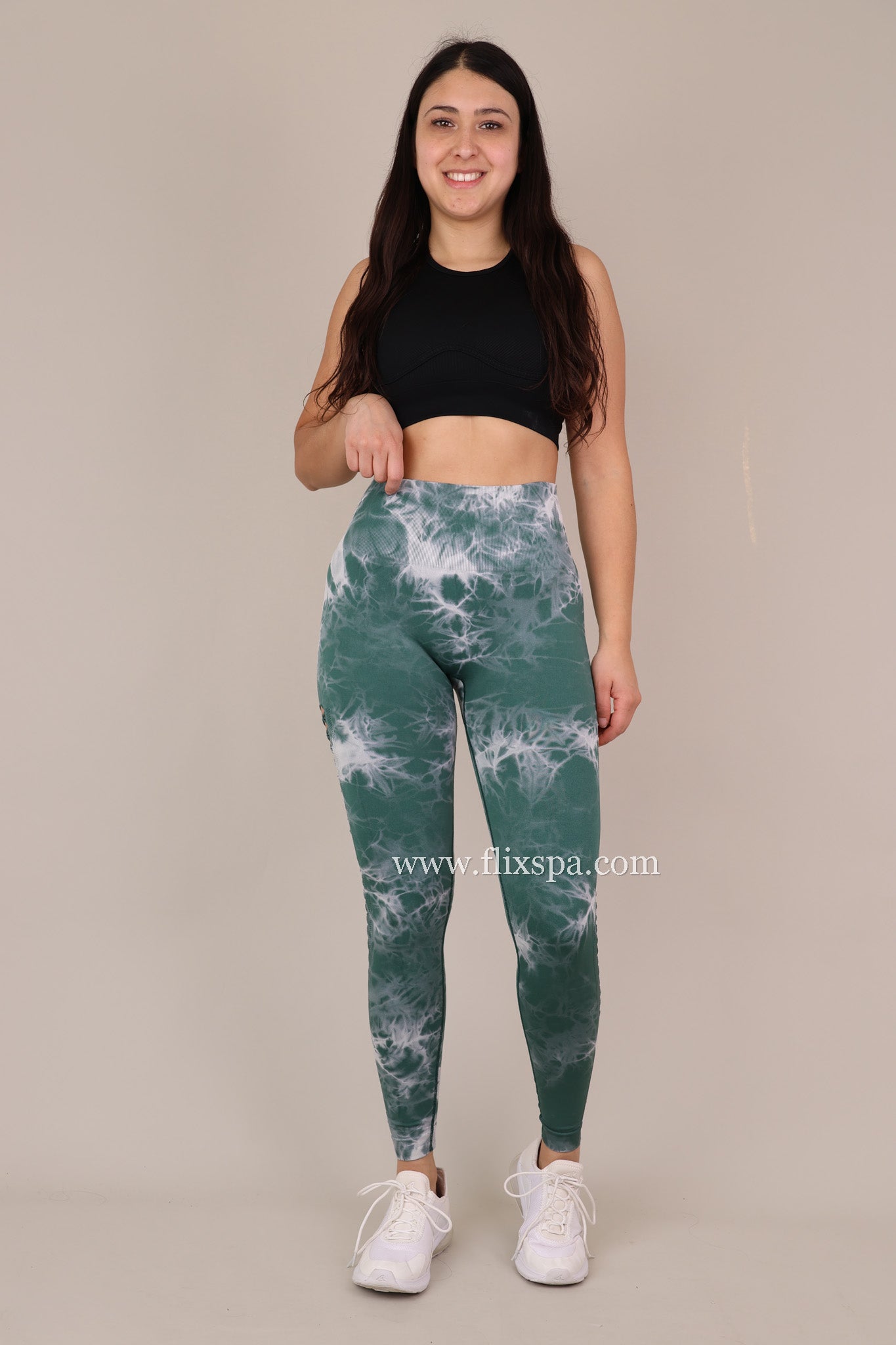 Calza Tie dye Push Up con Abertura lateral Alta calidad -  YJ148