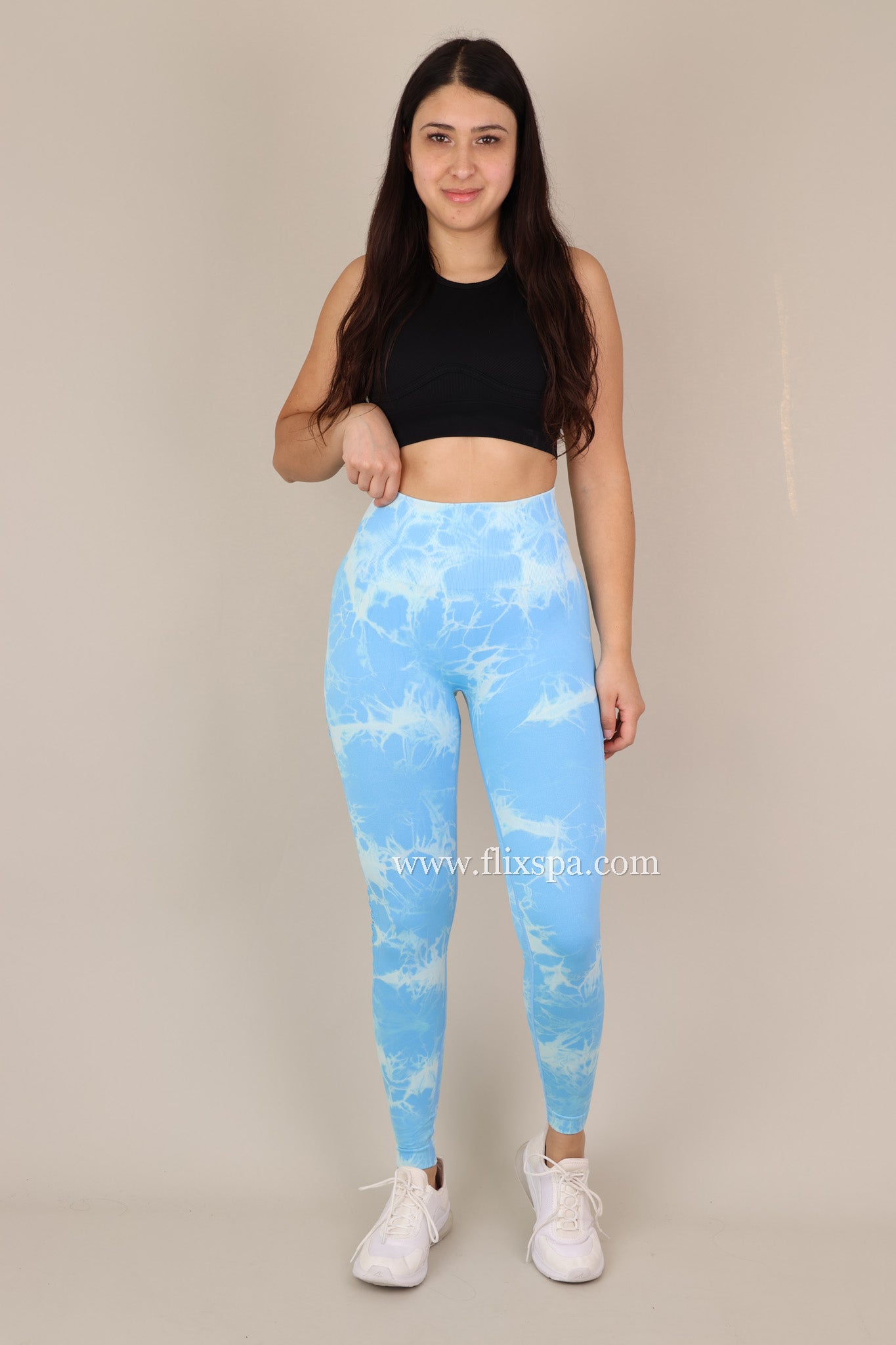 Calza Tie dye Push Up con Abertura lateral Alta calidad -  YJ148