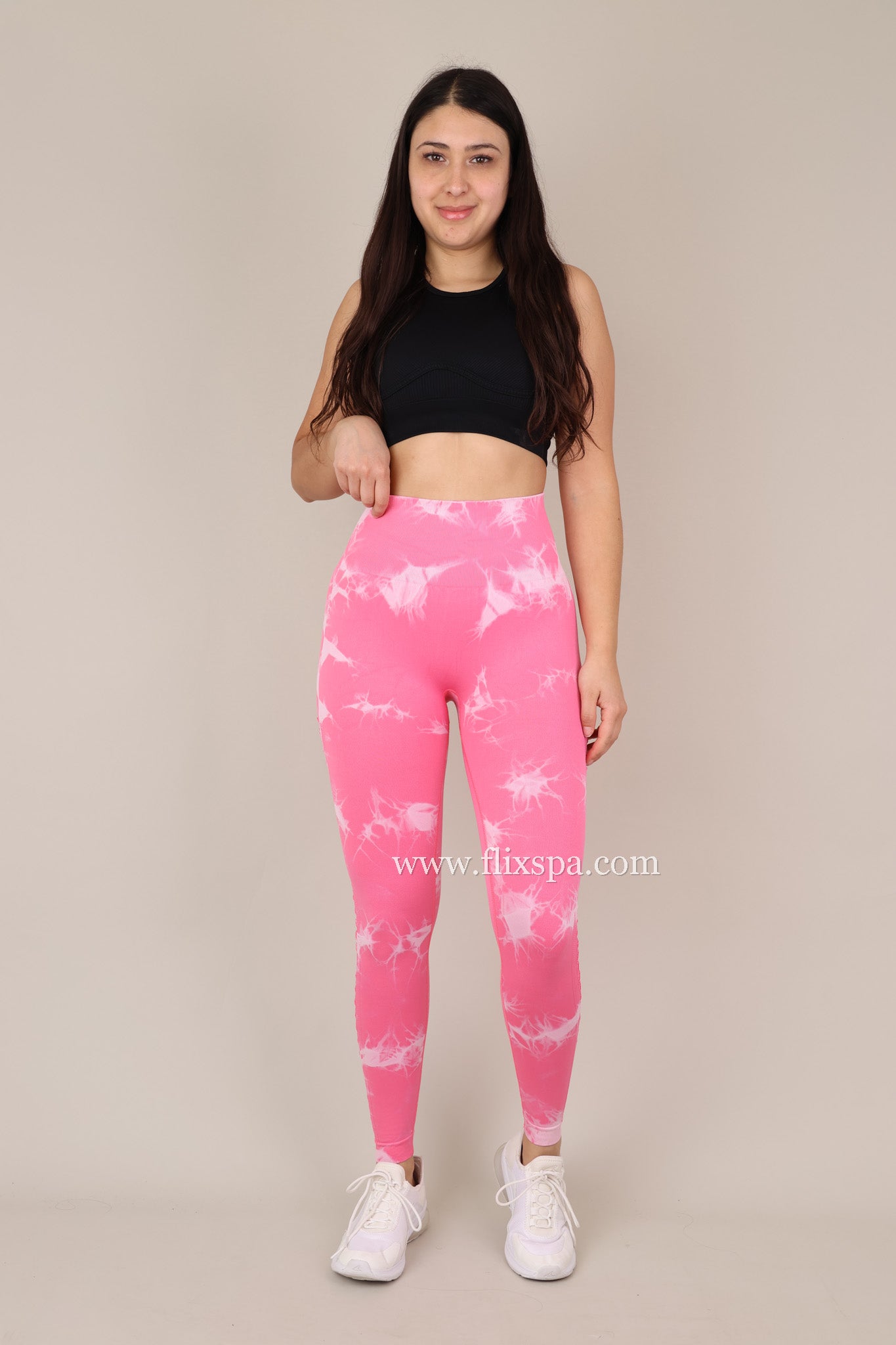 Calza Tie dye Push Up con Abertura lateral Alta calidad -  YJ148