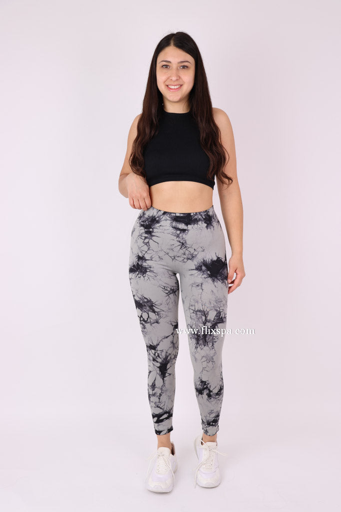 Calza Push up Pretina en V Tie dye - HY212 Alta Calidad