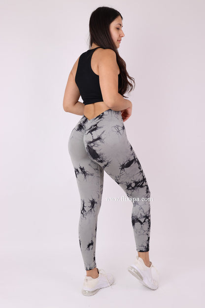 Calza Push up Pretina en V Tie dye - HY212