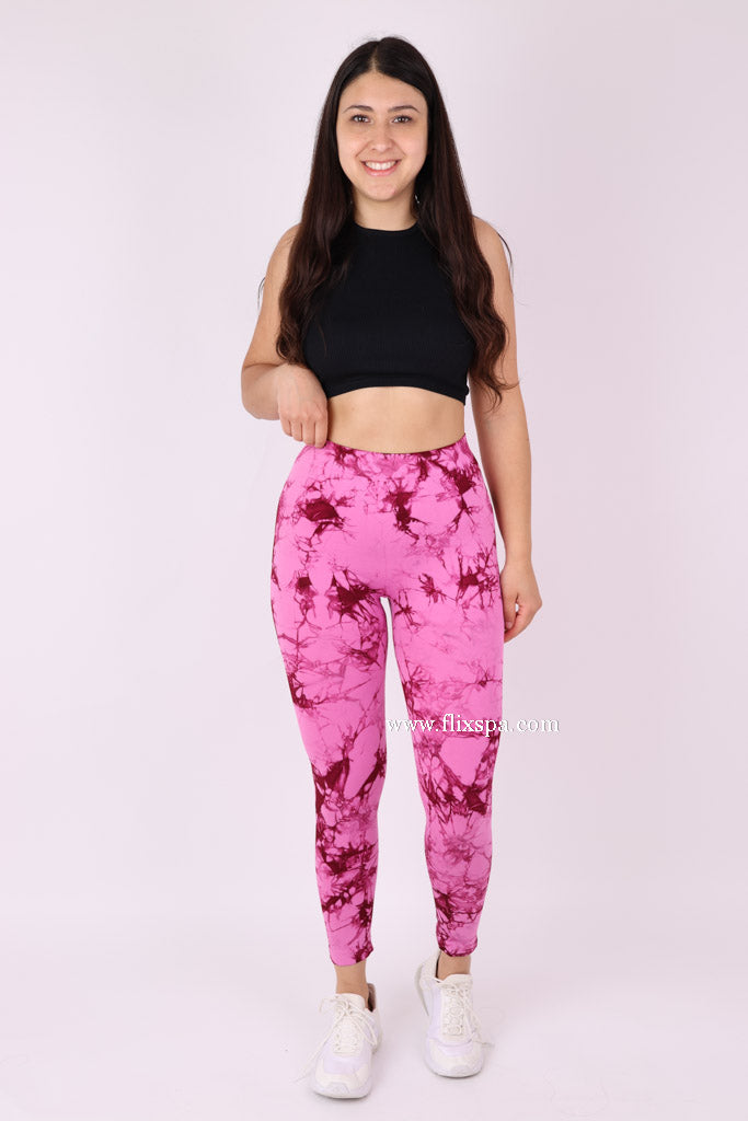 Calza Push up Pretina en V Tie dye - HY212