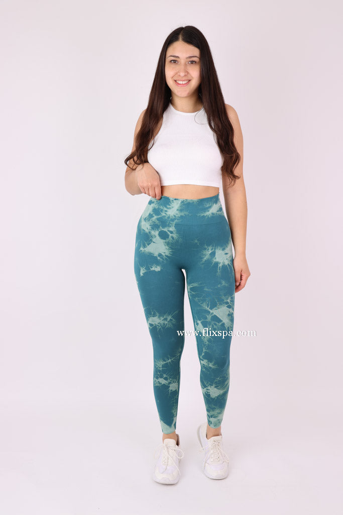 Calza Tie dye Doble push up - HY03 Alta Calidad