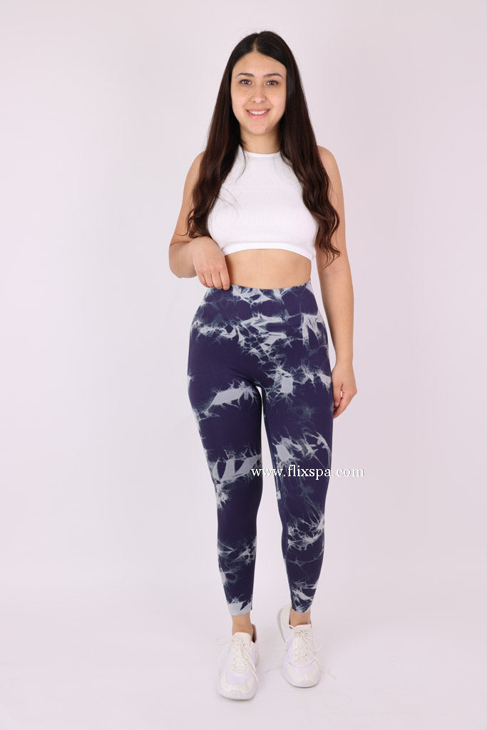 Calza Tie dye Doble push up - HY03 Alta Calidad