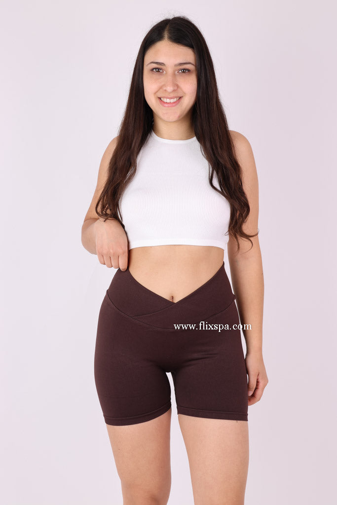 Short Pretina en V Delantero Push Up - YJ163 Alta Calidad