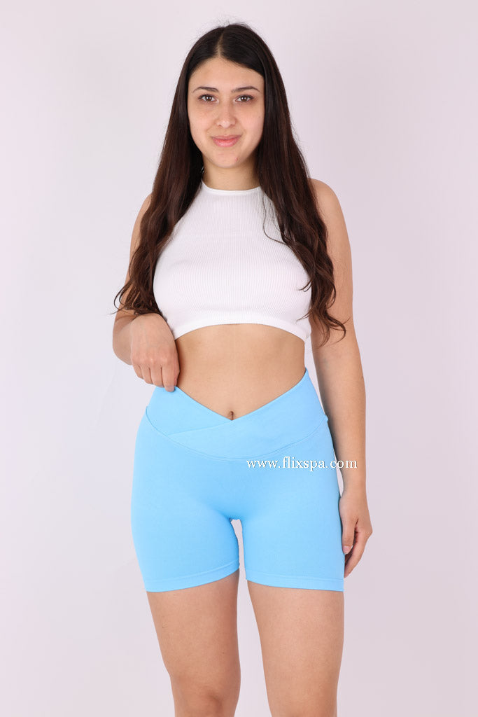 Short Pretina en V Delantero Push Up - YJ163 Alta Calidad