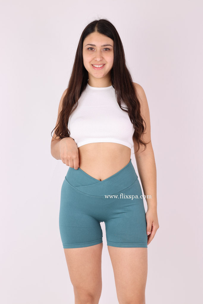 Short Pretina en V Delantero Push Up - YJ163 Alta Calidad