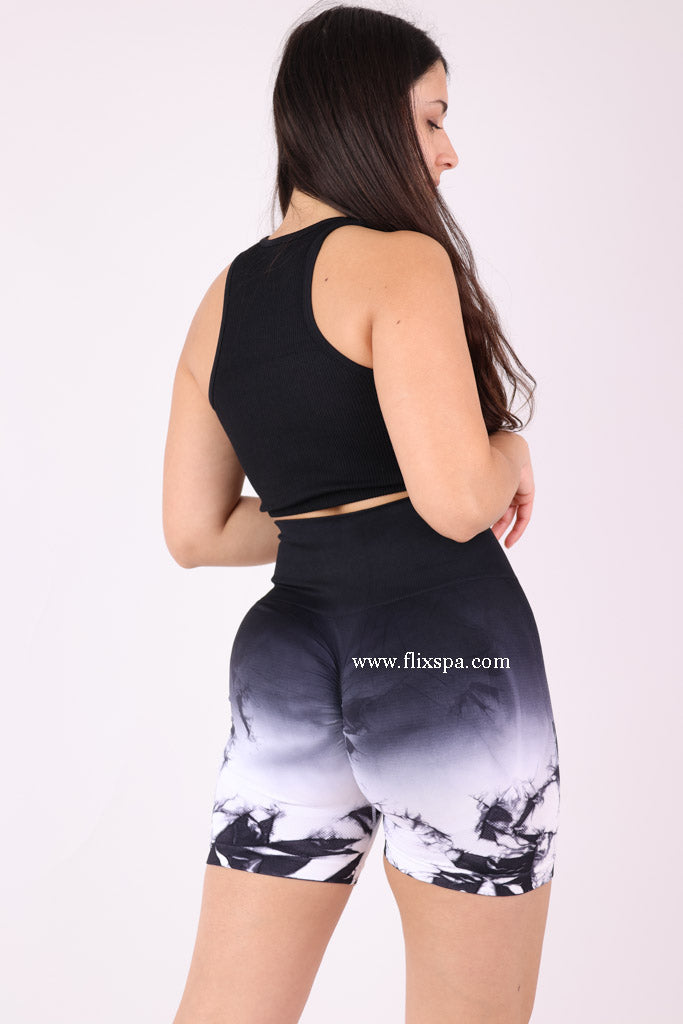 Short Degrade con Tie Dye - YJ181 Alta Calidad