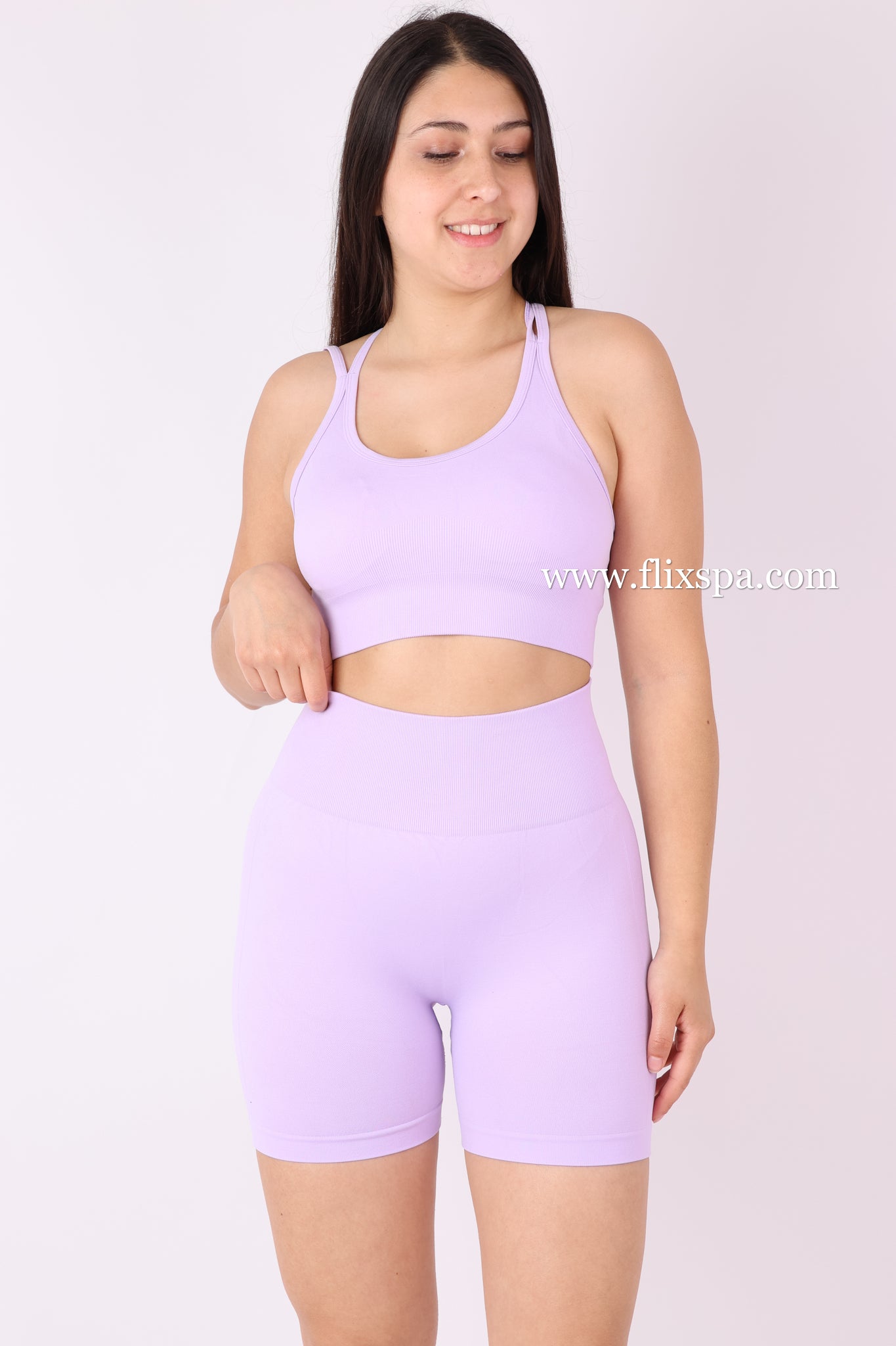 Conjunto Peto Tirantes Cruzados y Short Push up - YJ139