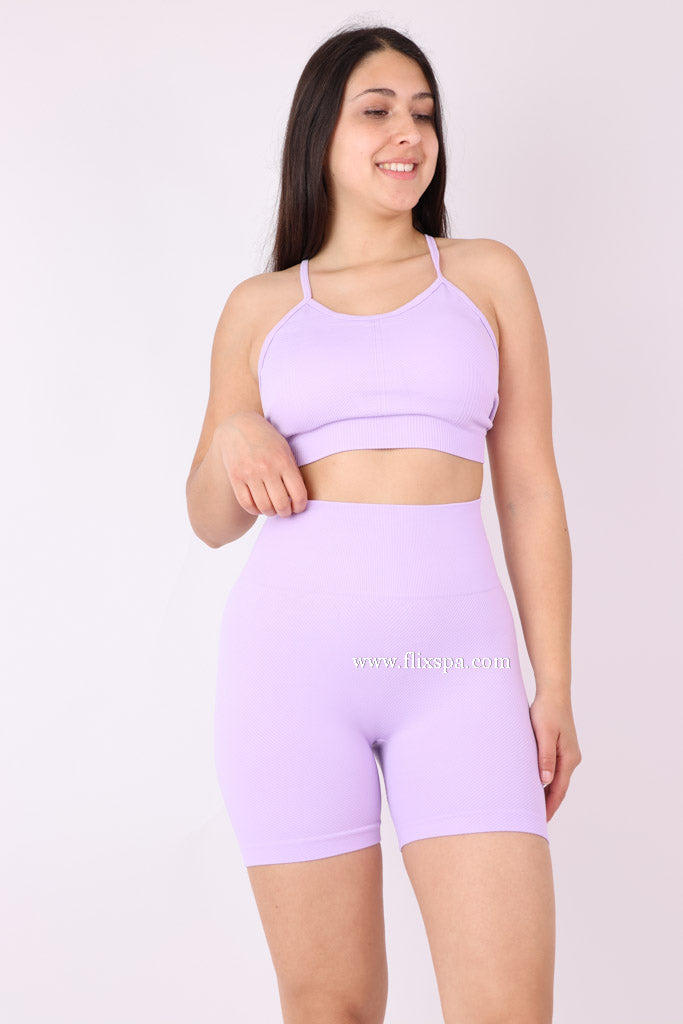 Conjunto Peto Cruzado y Short Push Up - YJ141 Alta Calidad