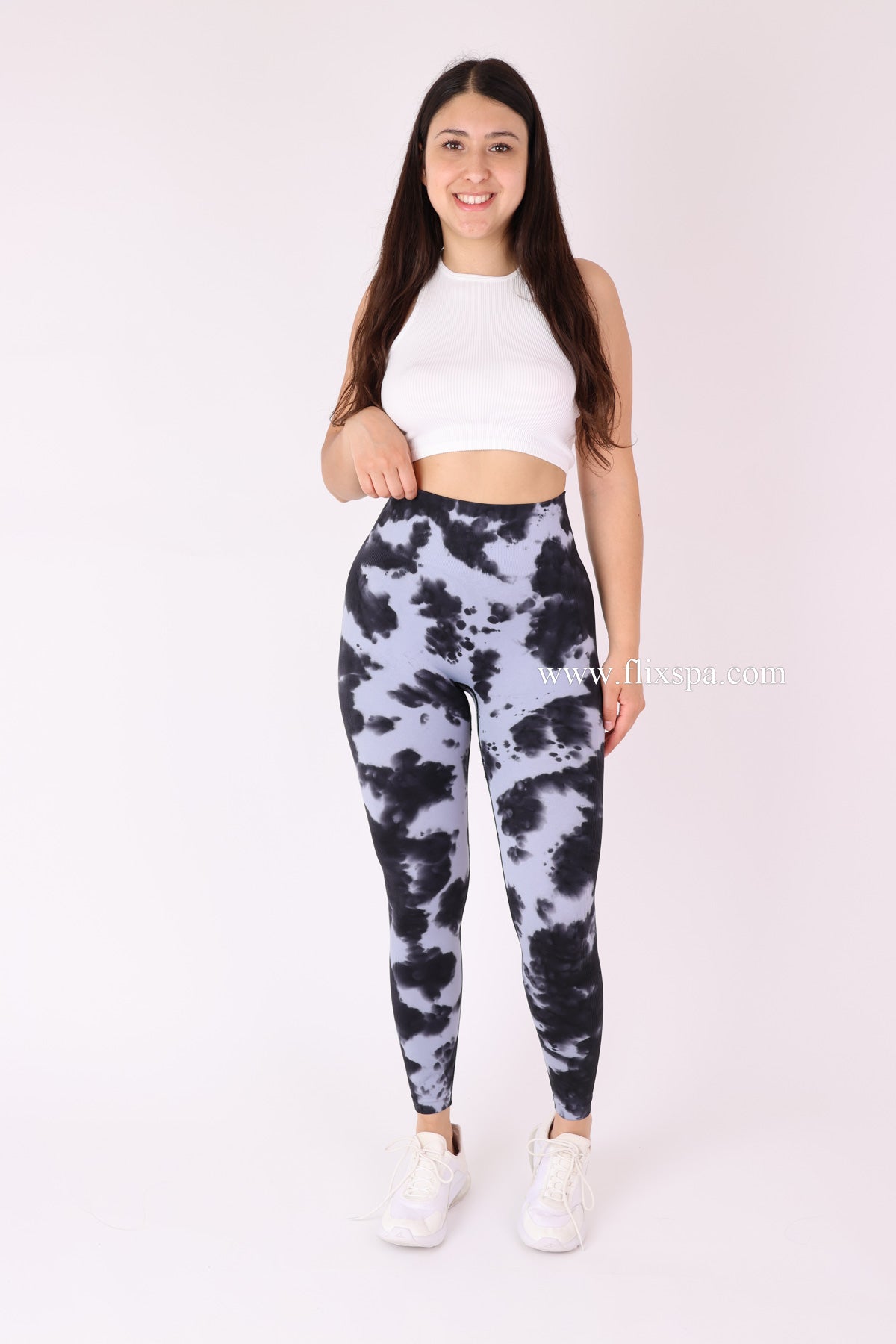 Calza Diseño Vaquita Tie dye Doble Push up - HY32