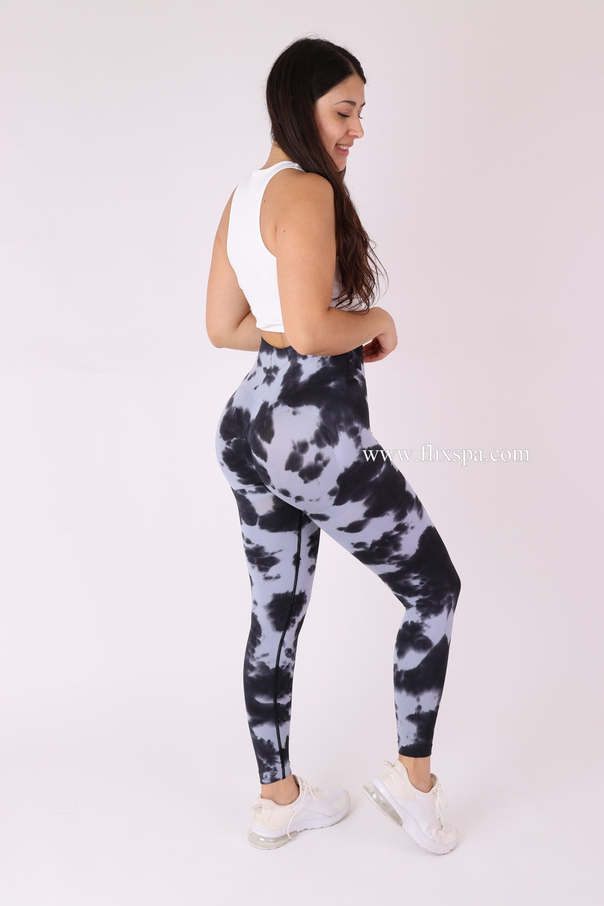 Calza Diseño Vaquita Tie dye Doble Push up - HY32