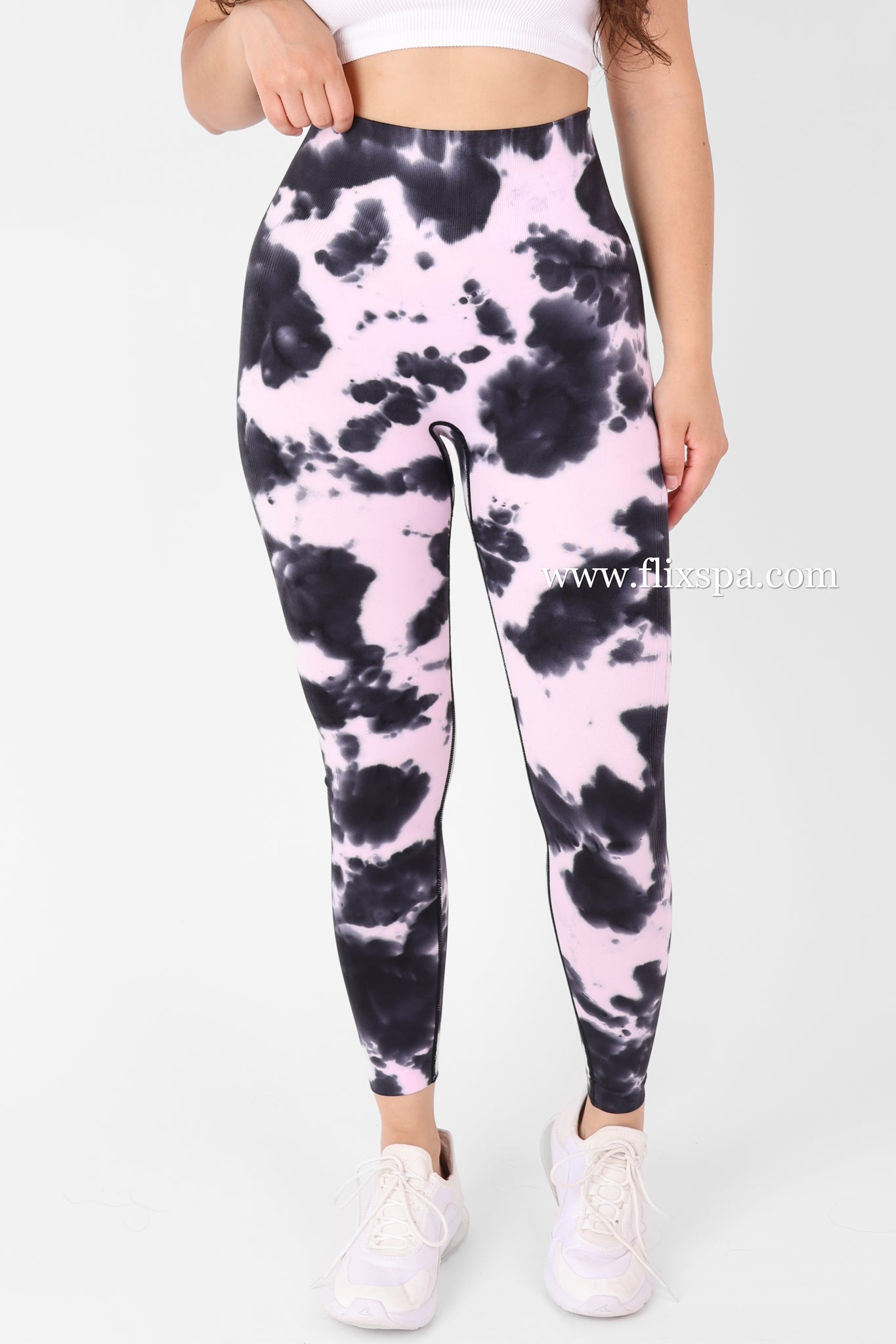 Calza Diseño Vaquita Tie dye Doble Push up - HY32