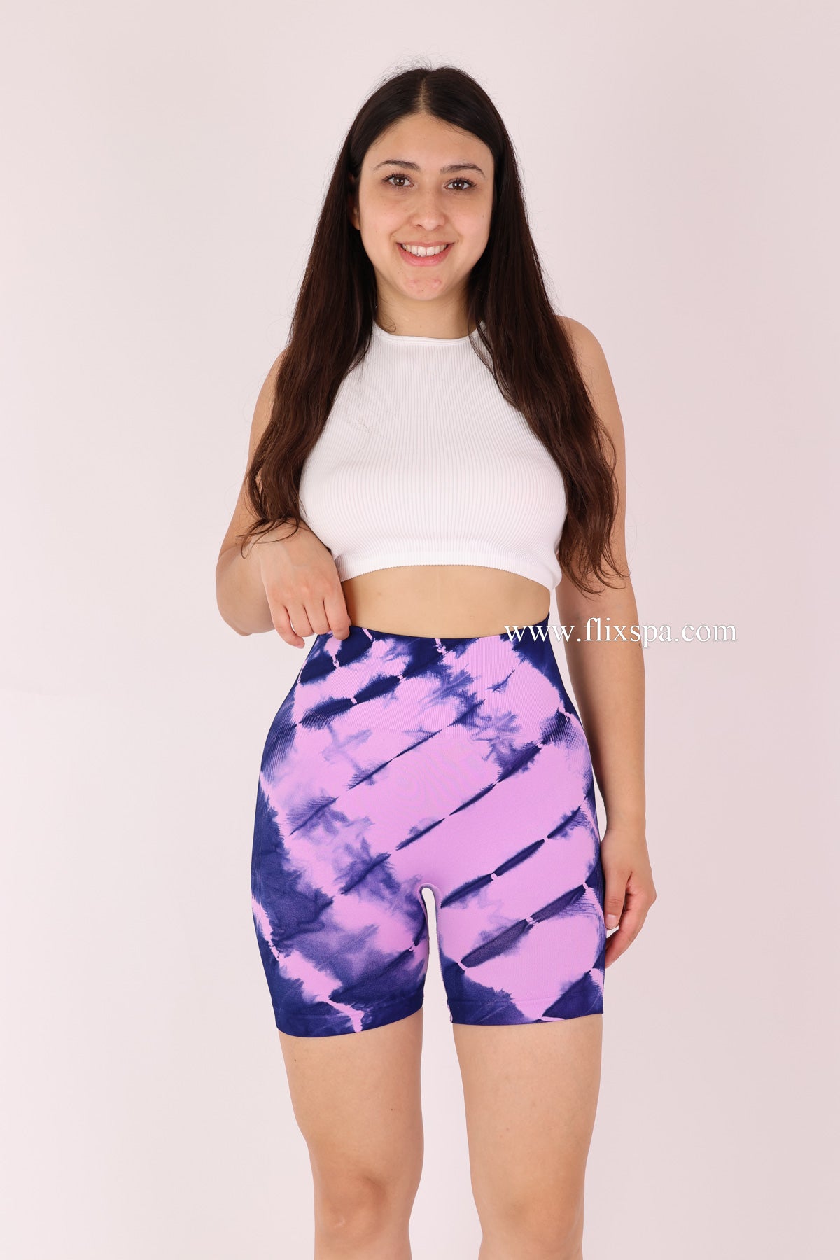 Short manchado tie dye Doble push up - HY26