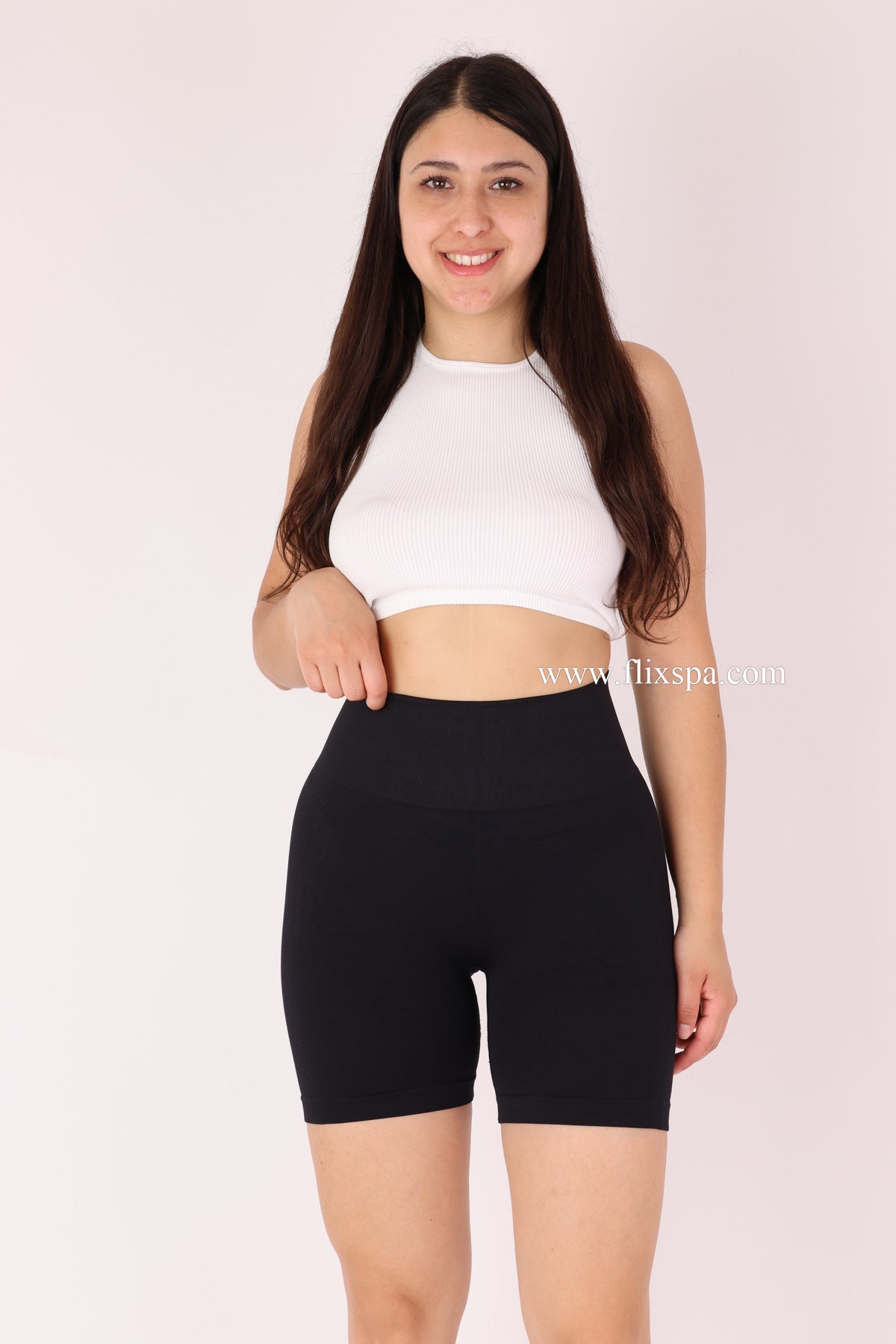 Short Doble Push up unicolor Liso - HY20