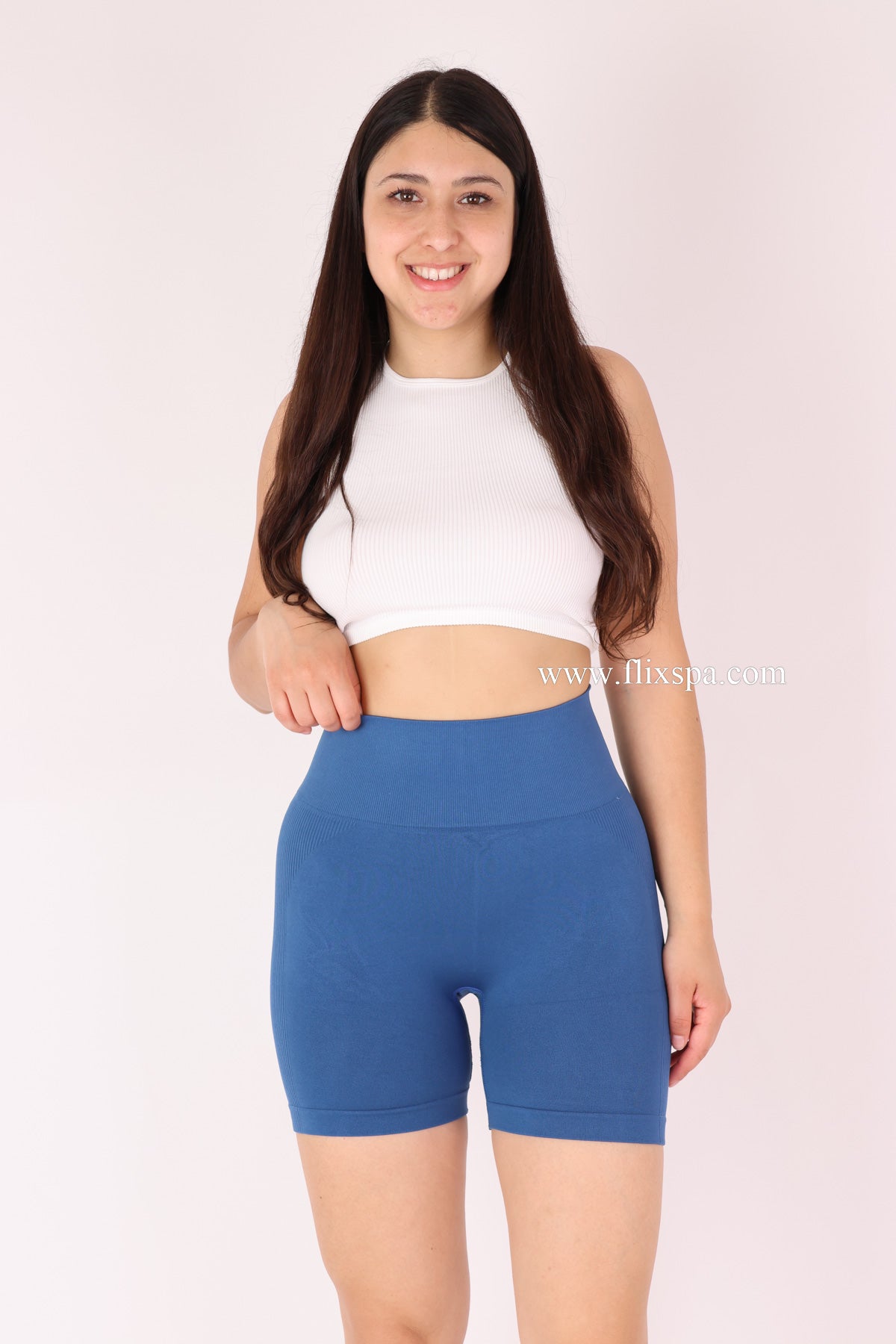 Short Doble Push up unicolor Liso - HY20