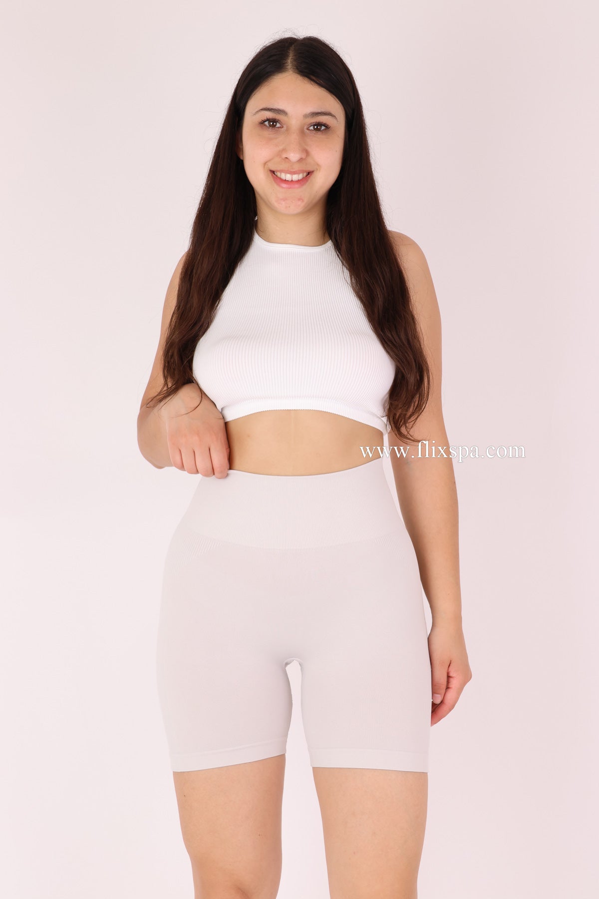 Short Doble Push up unicolor Liso - HY20