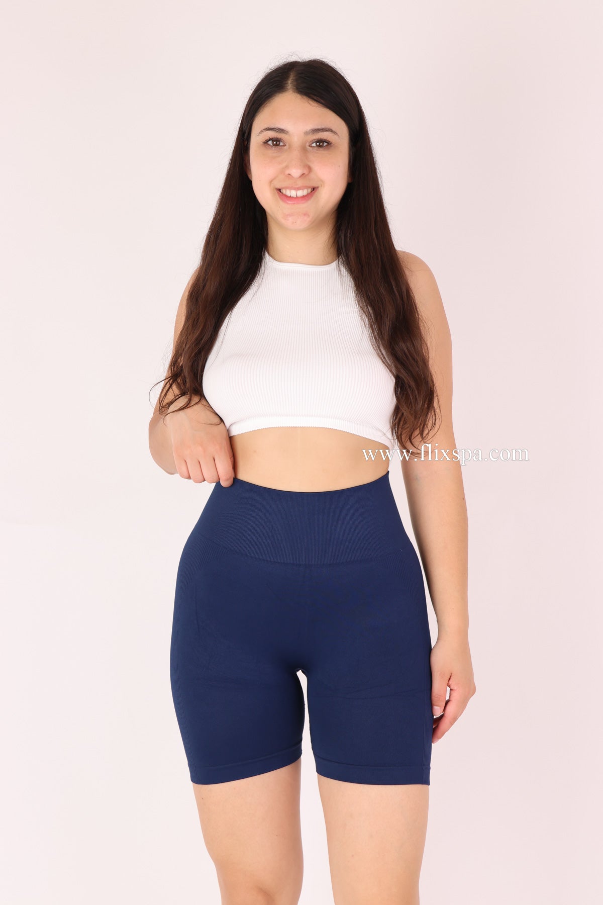 Short Doble Push up unicolor Liso - HY20